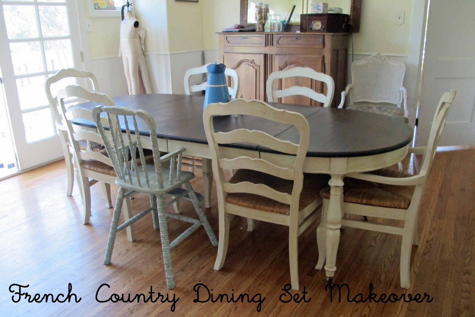 french country kitchen dining sets photo - 3