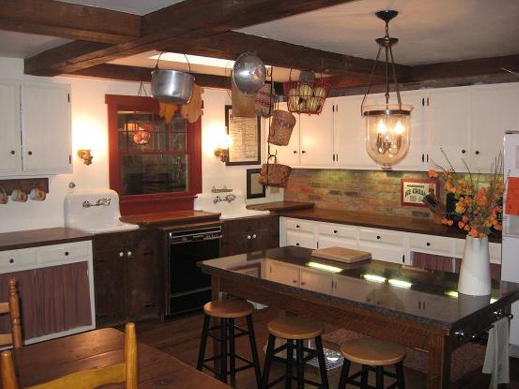 french country kitchen fixtures photo - 5
