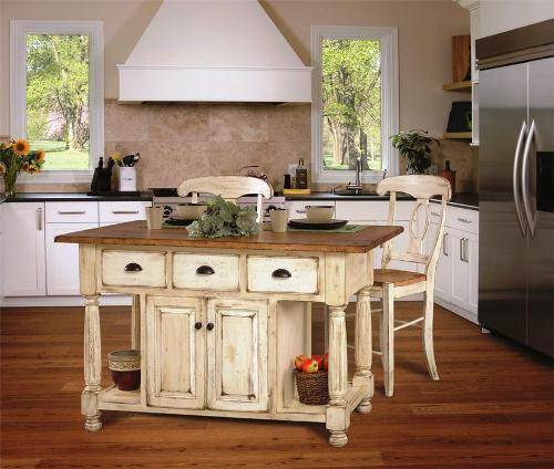 french country kitchen furniture photo - 1