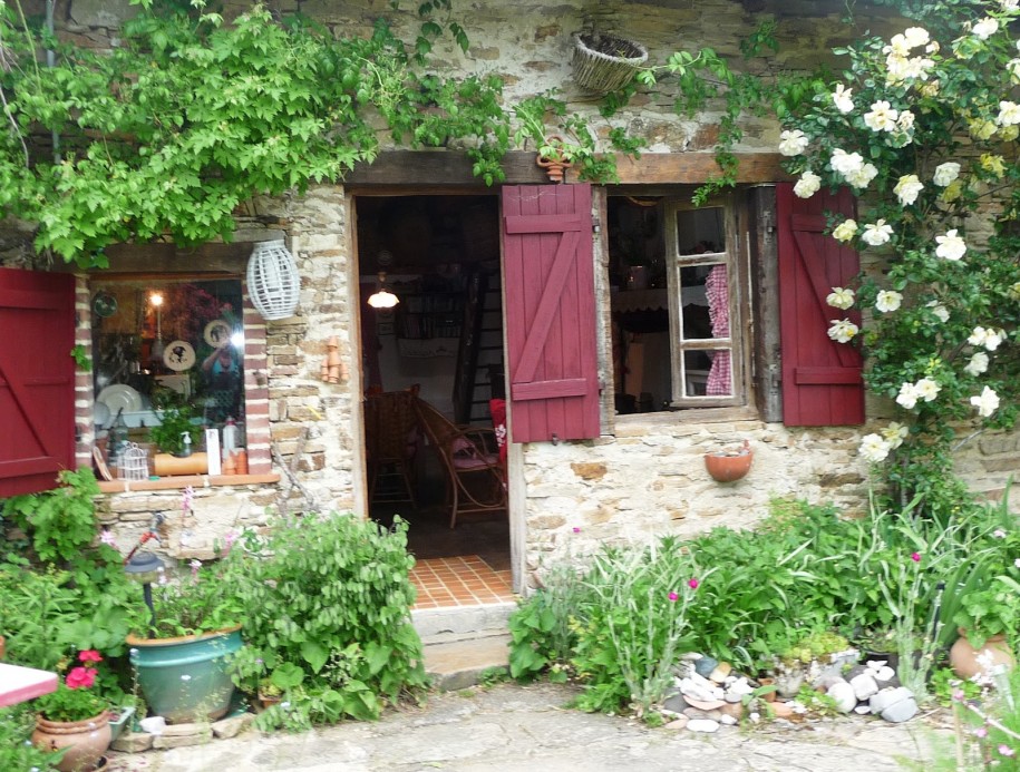 french country kitchen garden photo - 9
