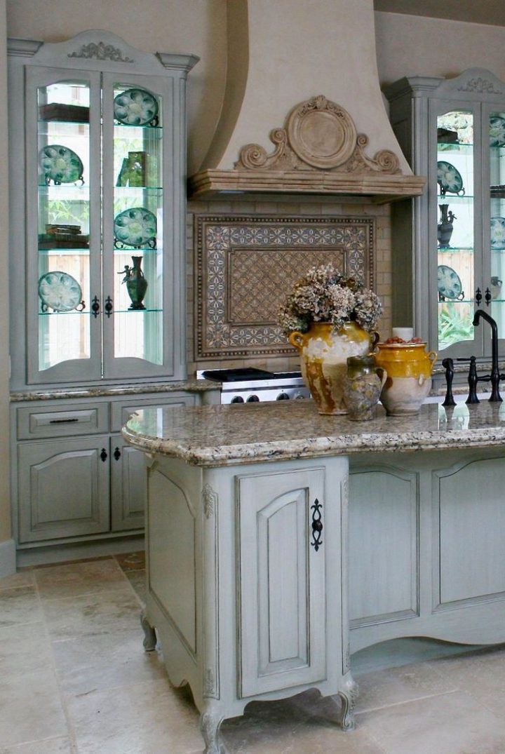 french country kitchen home photo - 8