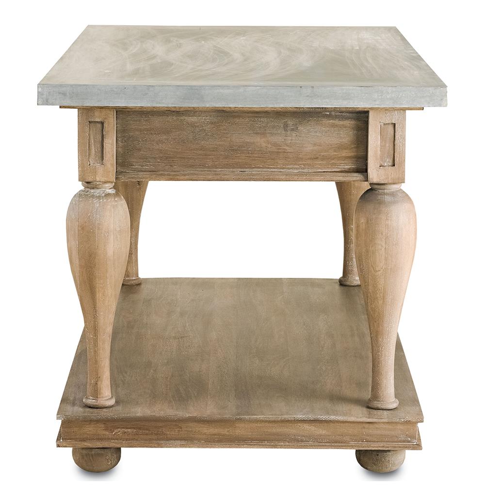 french country kitchen island table photo - 6