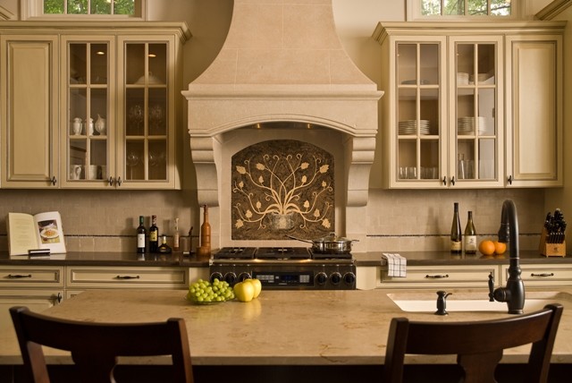 french country kitchen range hoods photo - 6