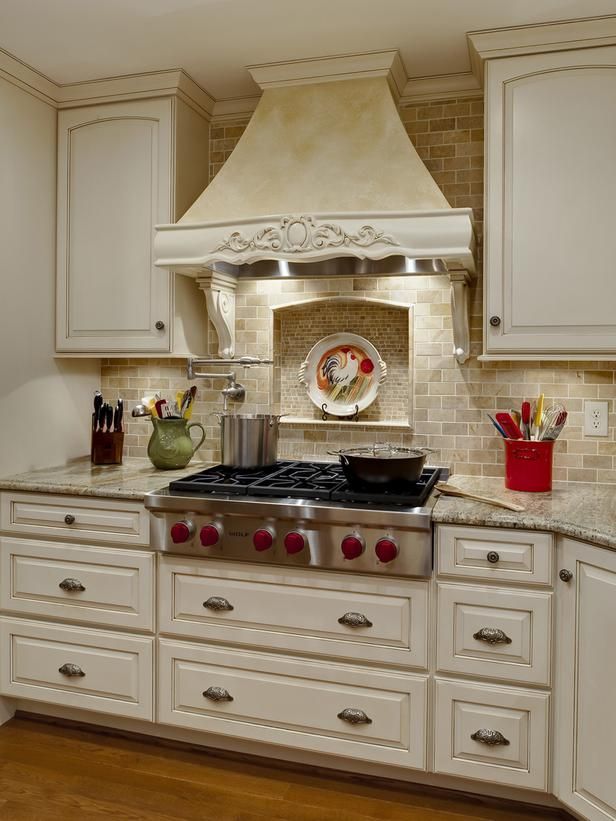 french country kitchen range hoods photo - 7