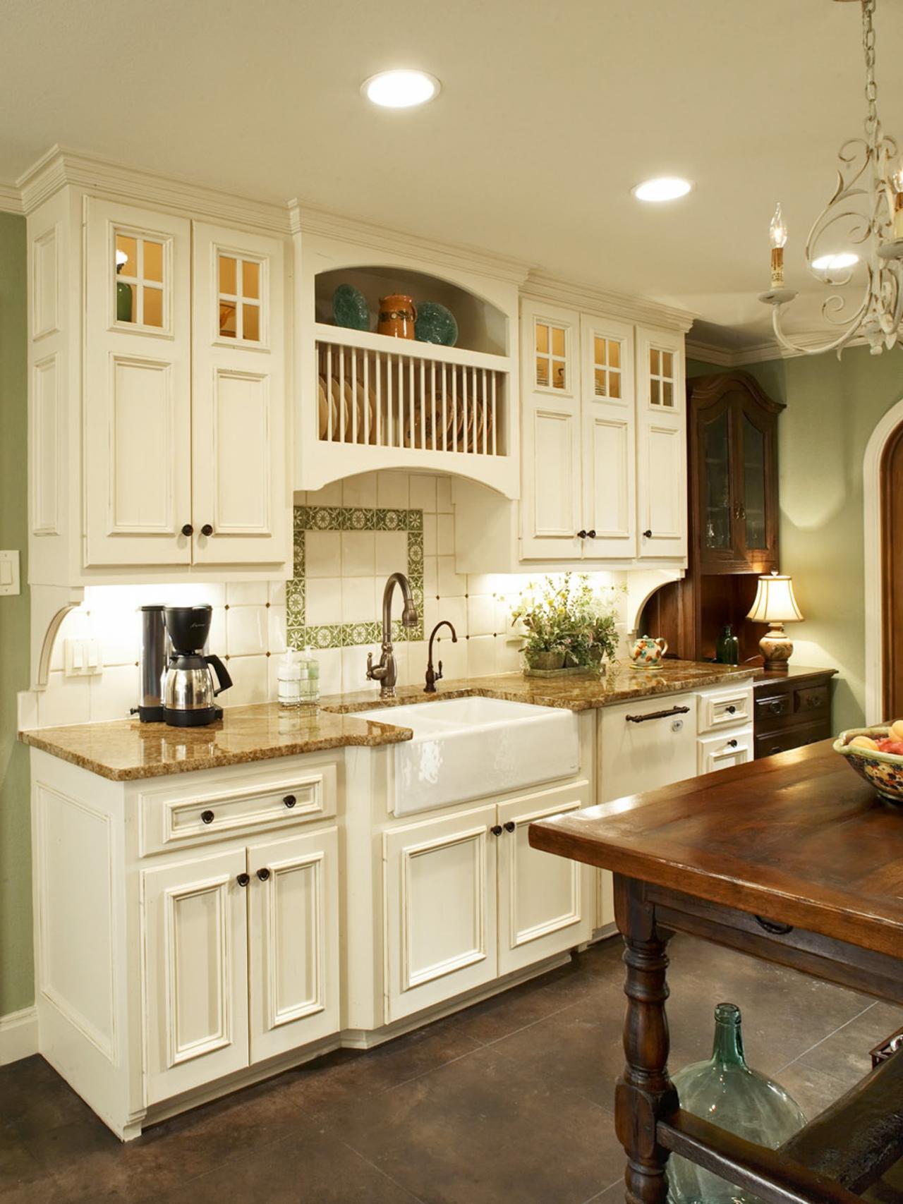 french country kitchen sinks photo - 2