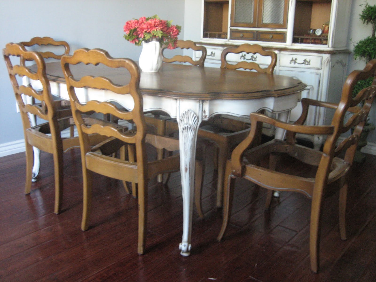 french country kitchen tables and chairs photo - 3