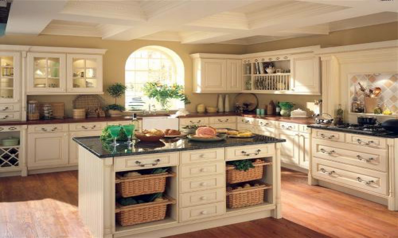 french country kitchen wall colors photo - 10