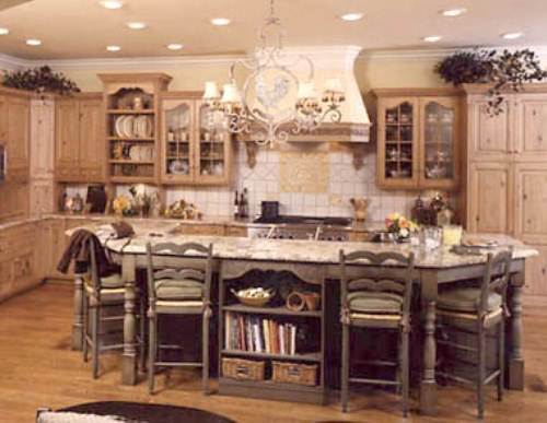 french country kitchen wallpaper photo - 9