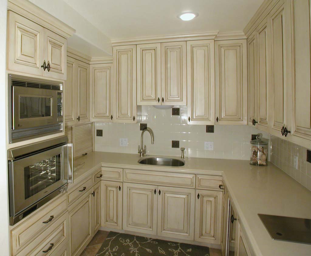 french country kitchen with white cabinets photo - 2
