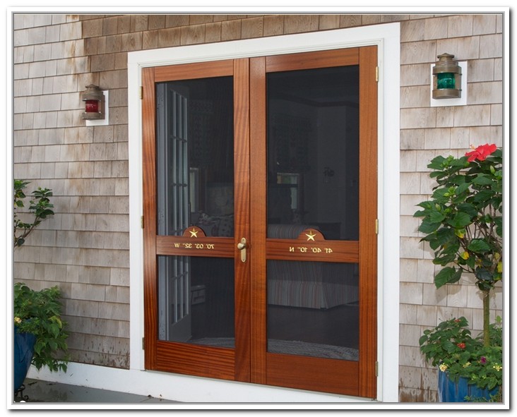 french doors exterior with screens photo - 10