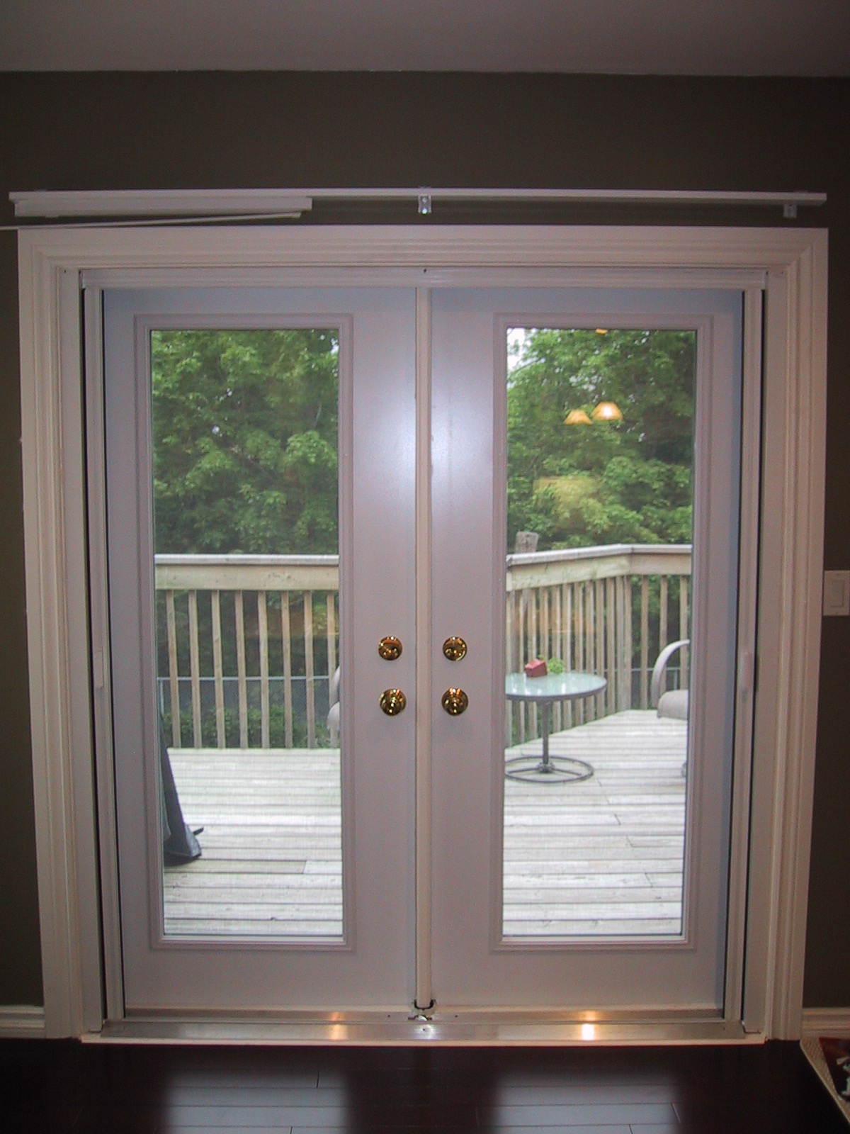 French doors exterior with screens | Hawk Haven