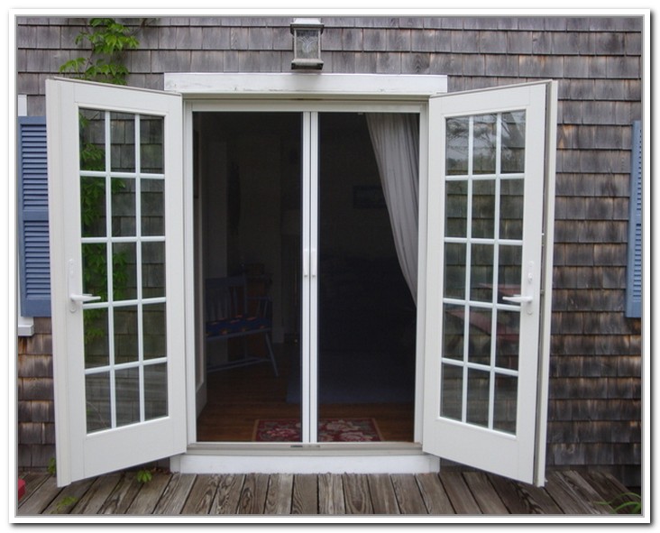 french doors exterior with screens photo - 8