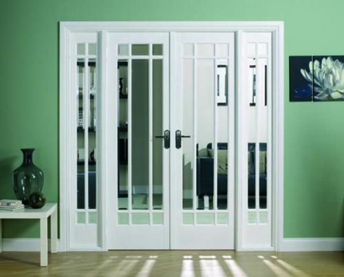 french doors exterior with side panels photo - 2