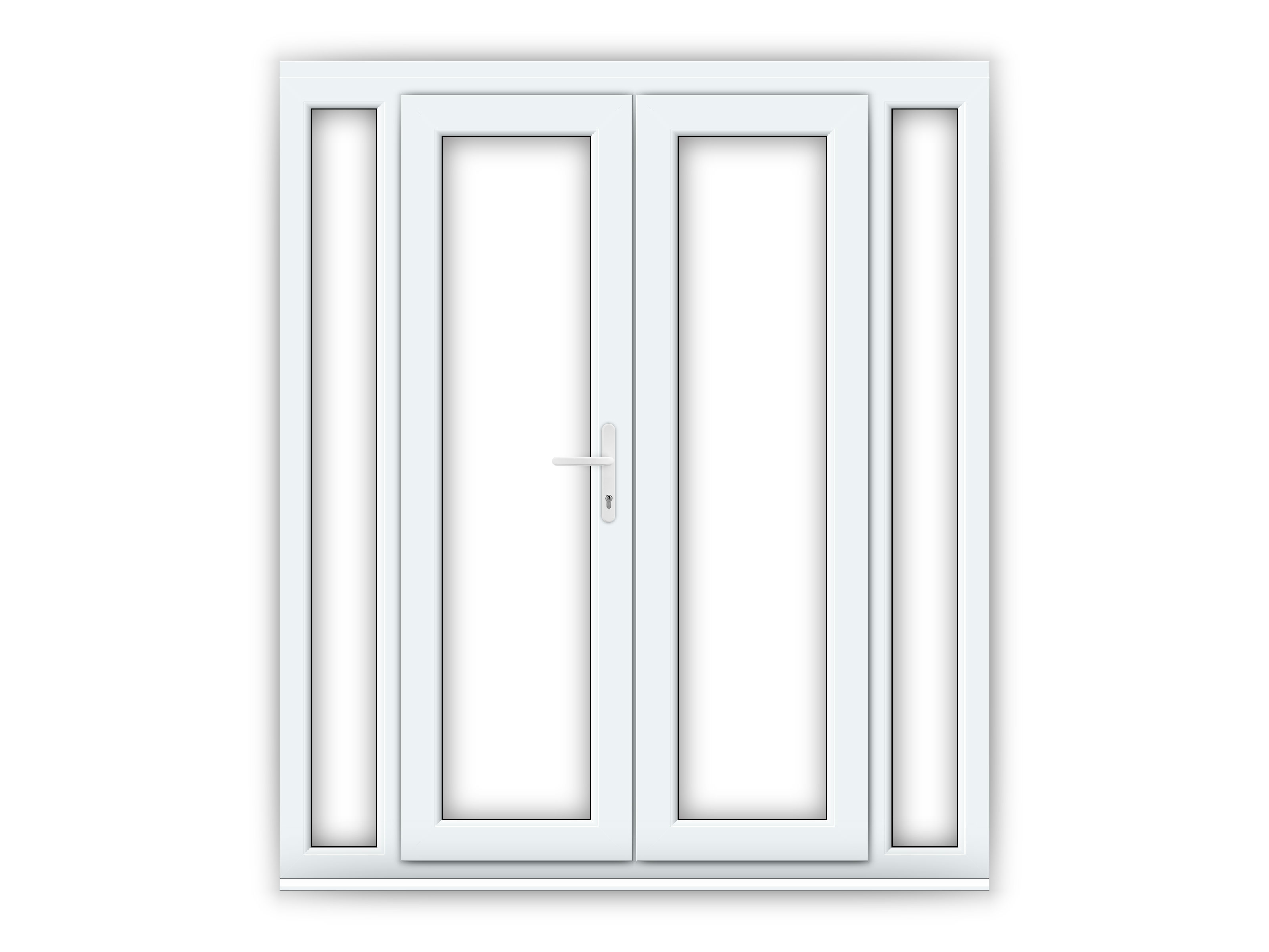 french doors exterior with side panels photo - 5