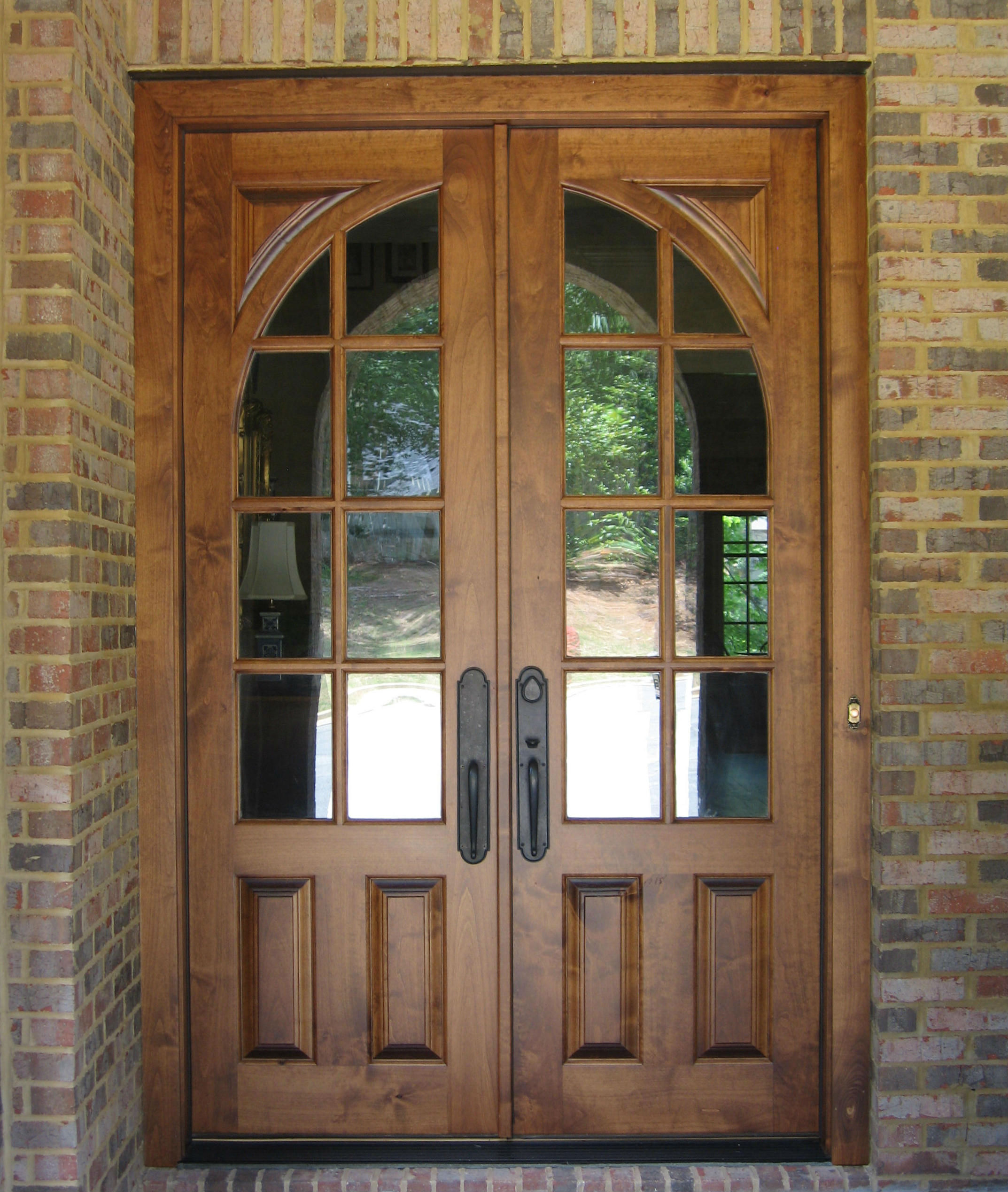french doors exterior wooden photo - 3