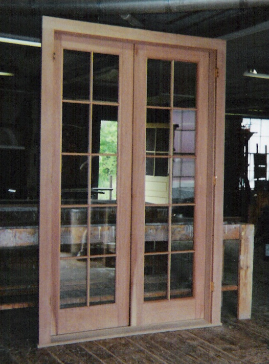 french doors exterior wooden photo - 4