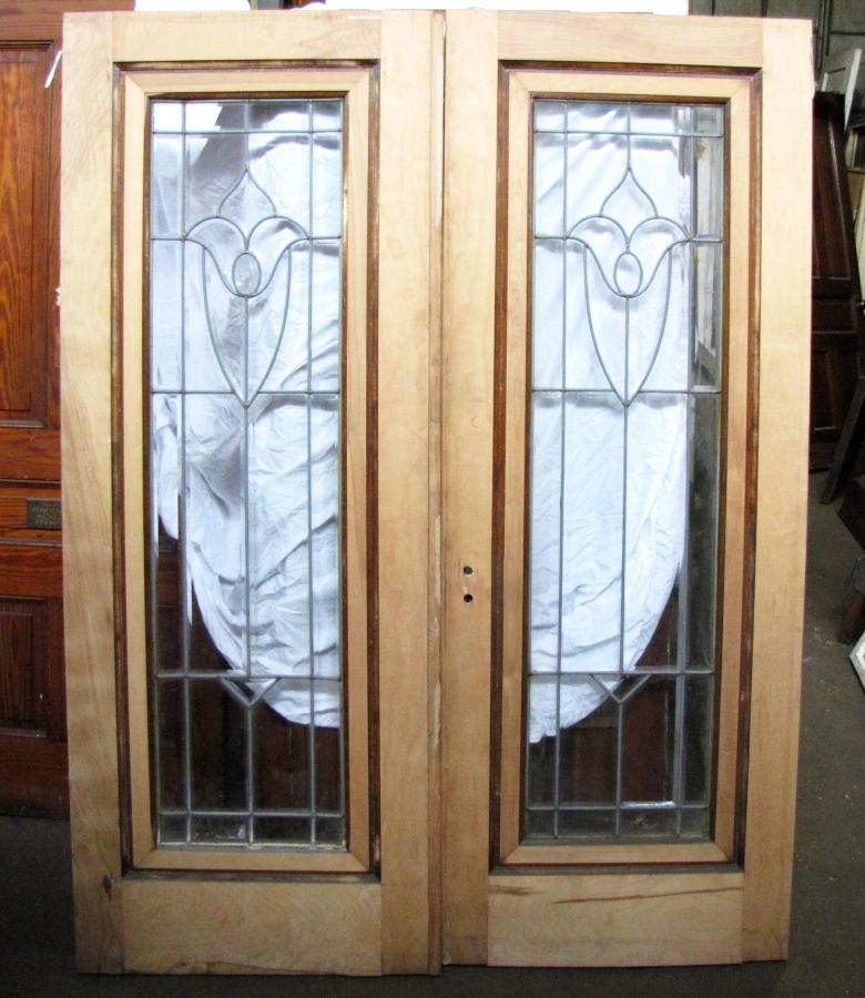 french doors interior beveled glass photo - 2