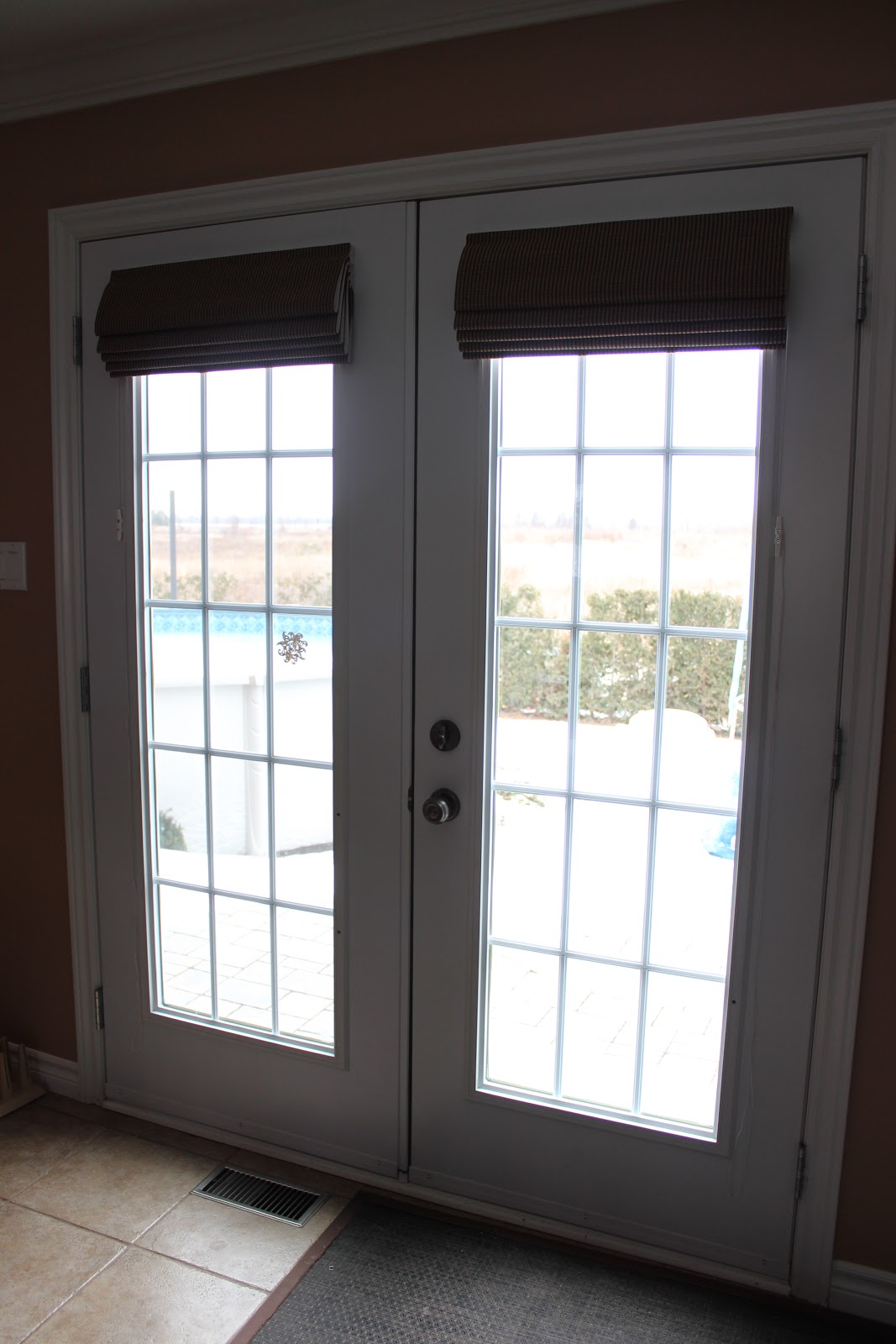 french doors interior blinds photo - 8