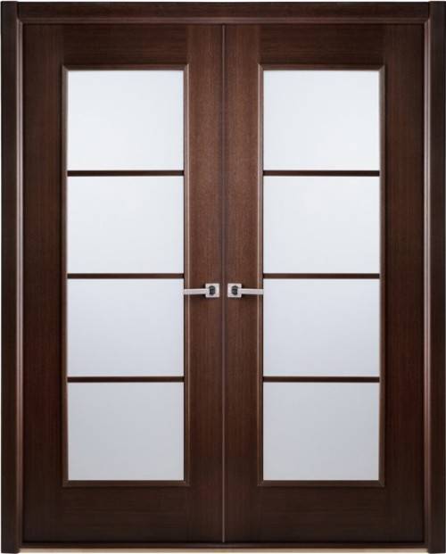 french doors interior frosted photo - 1