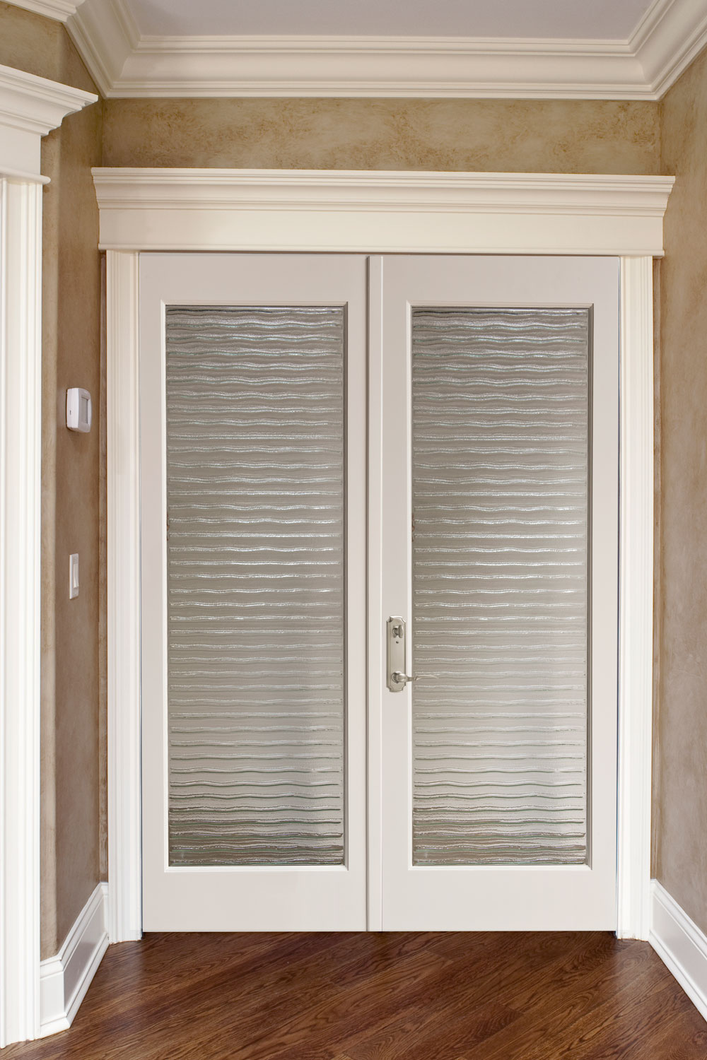 french doors interior frosted photo - 9