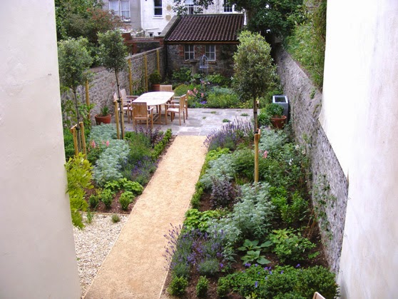 garden design ideas for long thin gardens photo - 4