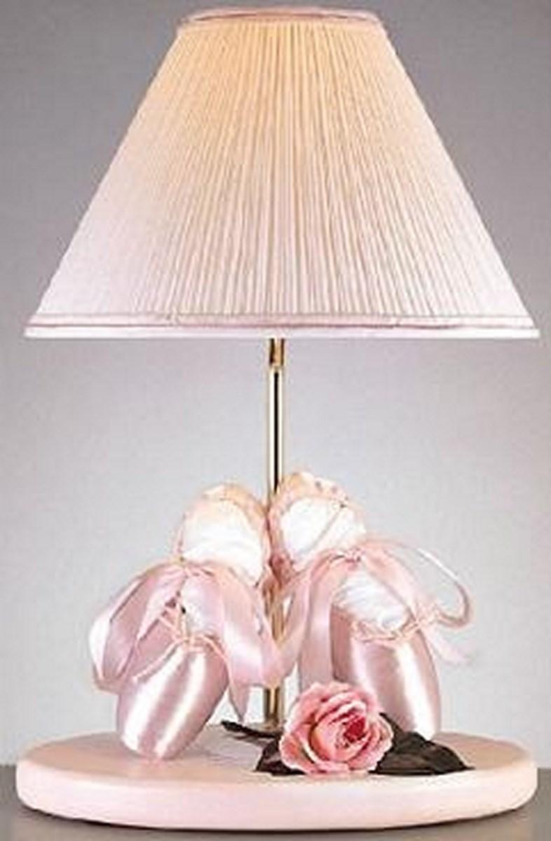 girls pink bedroom lamp photo - 7