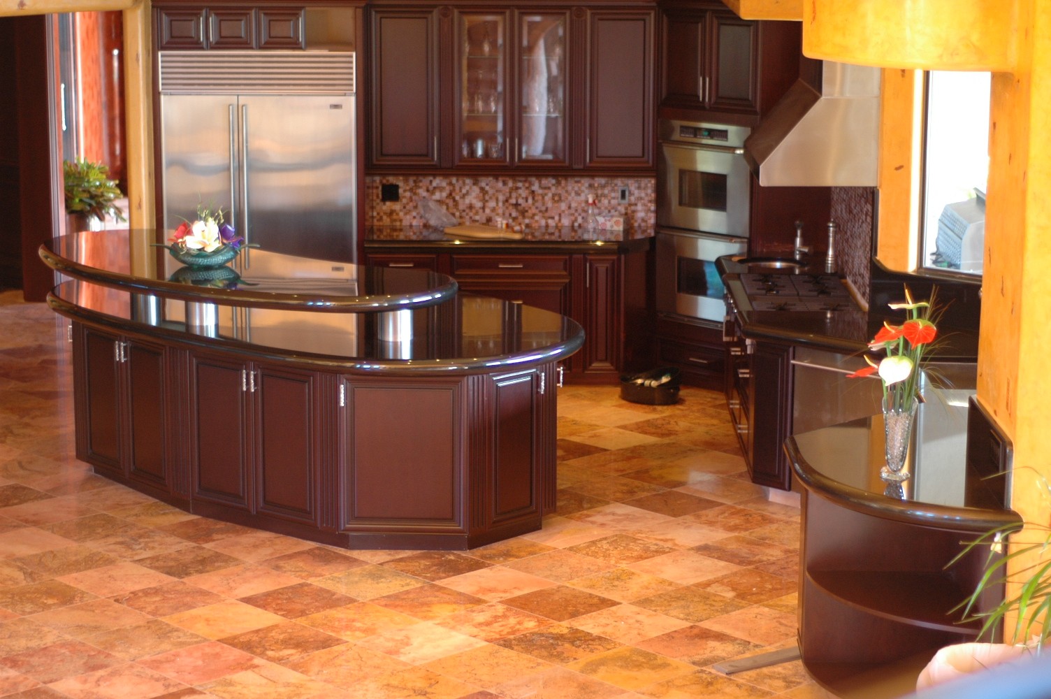 granite kitchen counter designs photo - 7