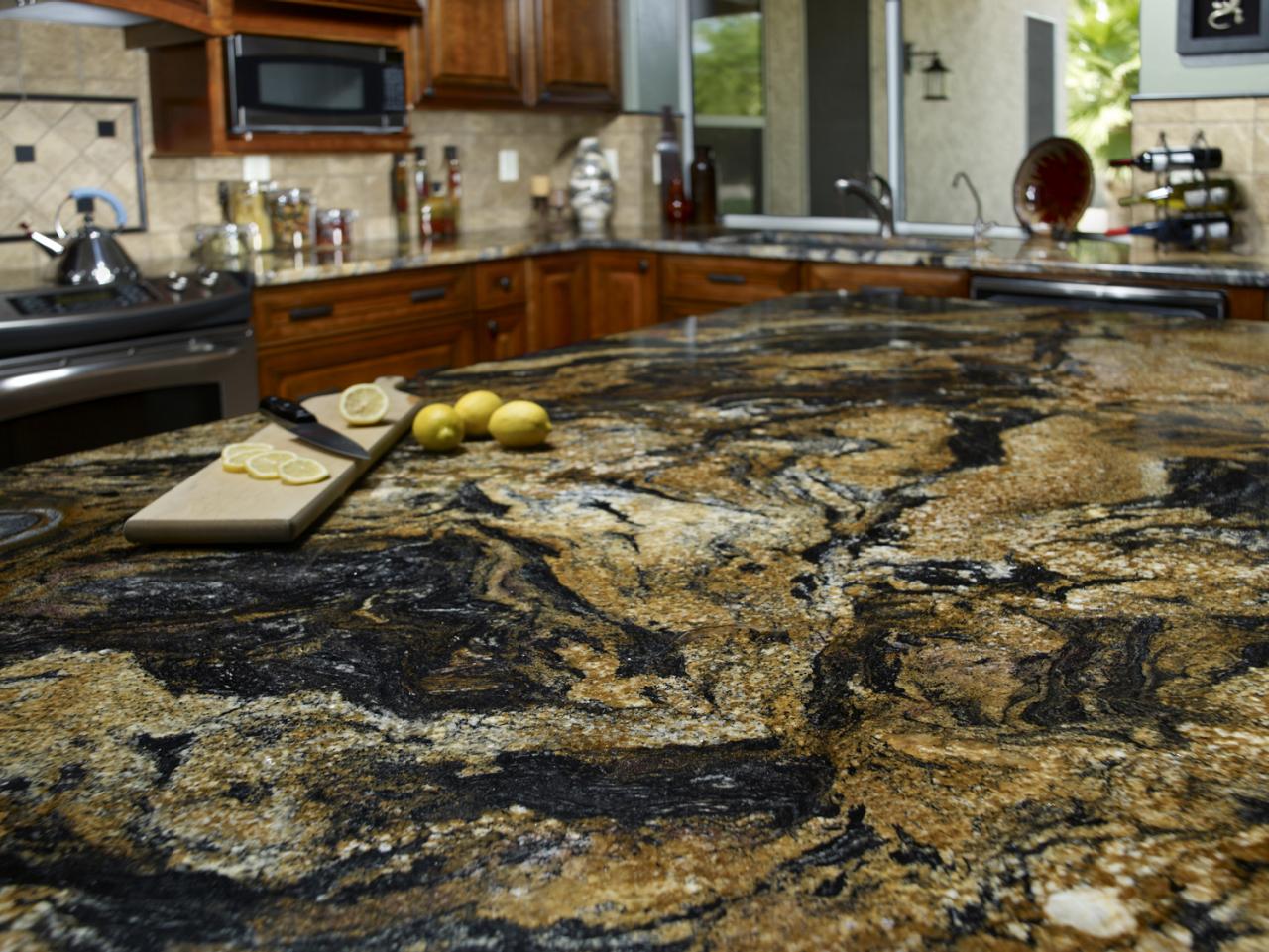 granite kitchen countertops pictures photo - 4