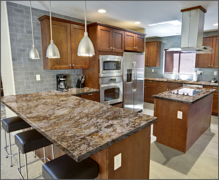 granite kitchen design tool photo - 7