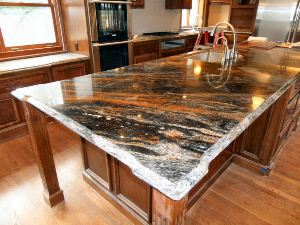 granite kitchen island designs photo - 4