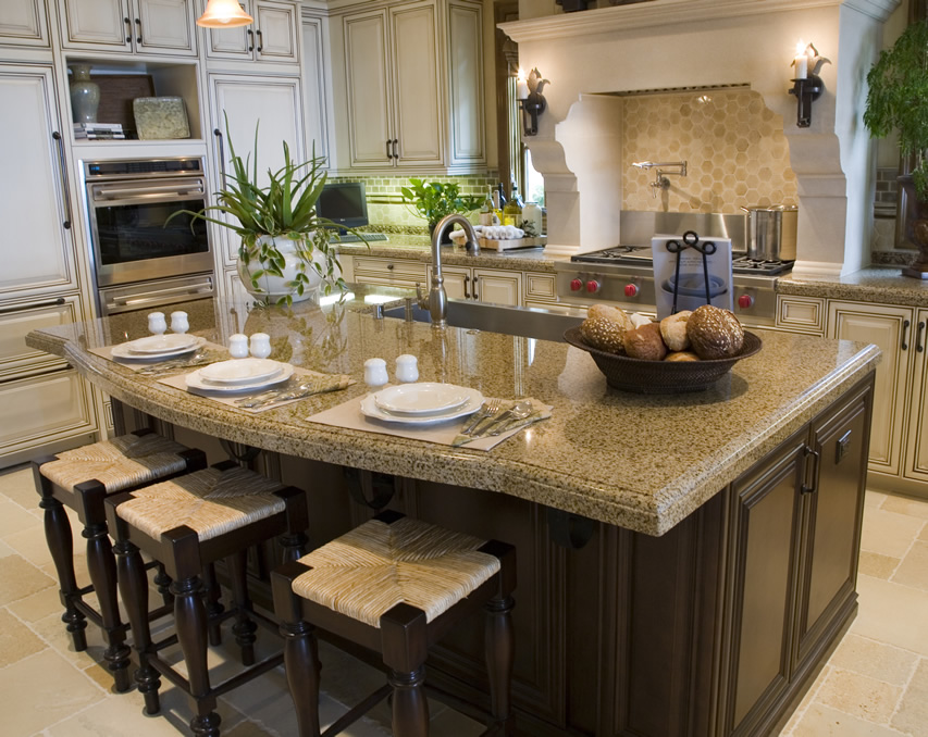 granite kitchen island designs photo - 5