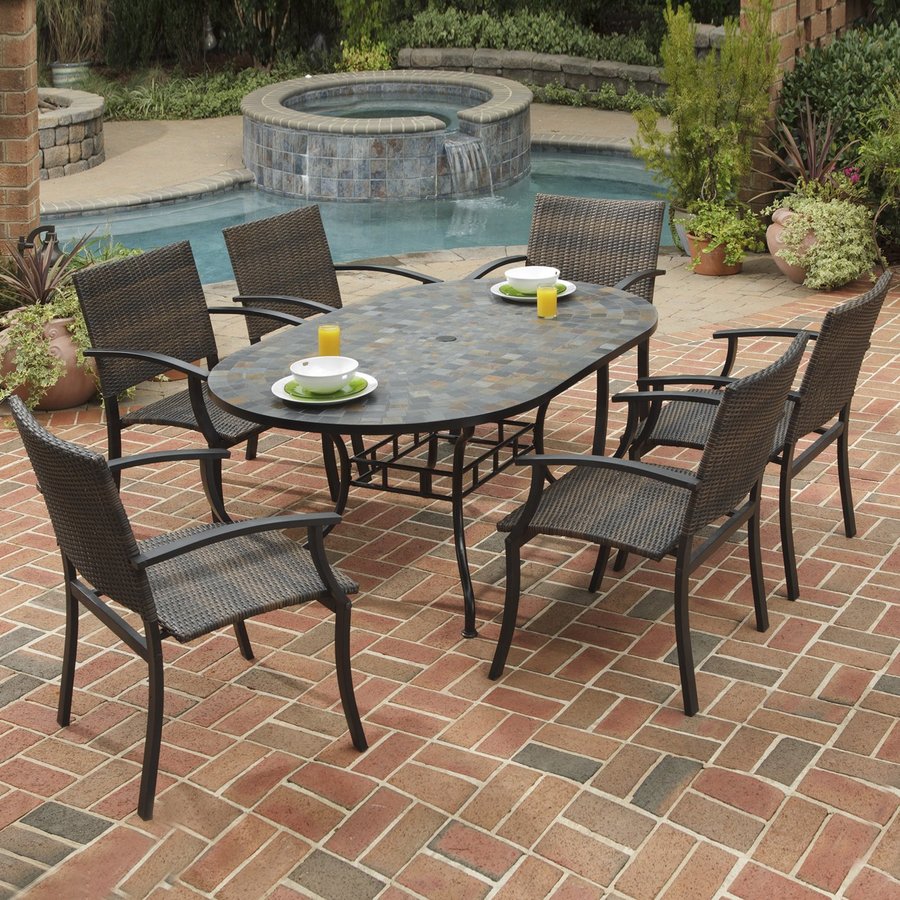 granite outdoor dining sets photo - 10