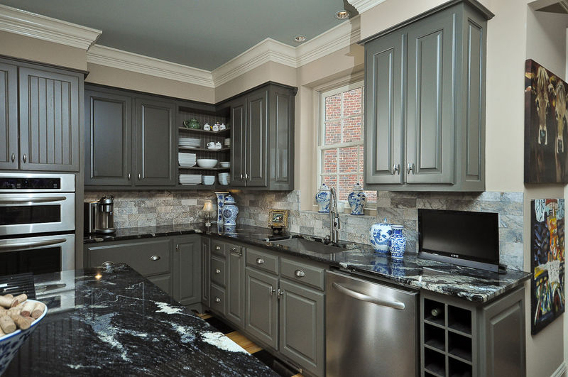 grey kitchen cabinets ideas photo - 5
