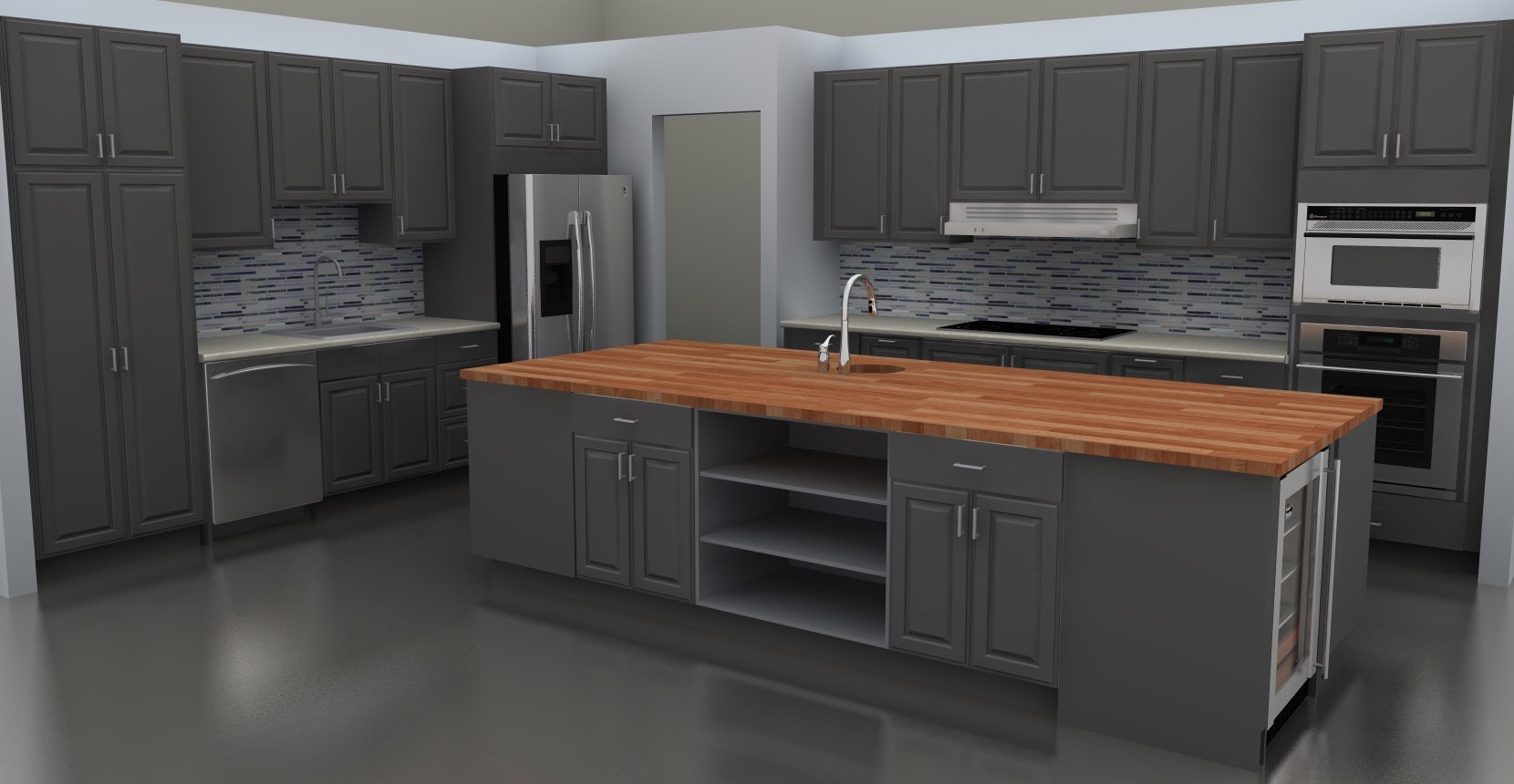 grey kitchen cabinets ideas photo - 6
