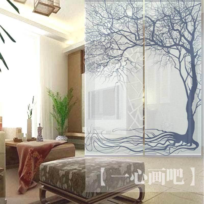 hanging room divider curtains photo - 6