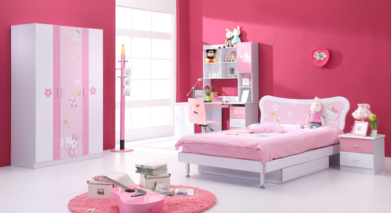 hello kitty bedroom furniture for kids photo - 3