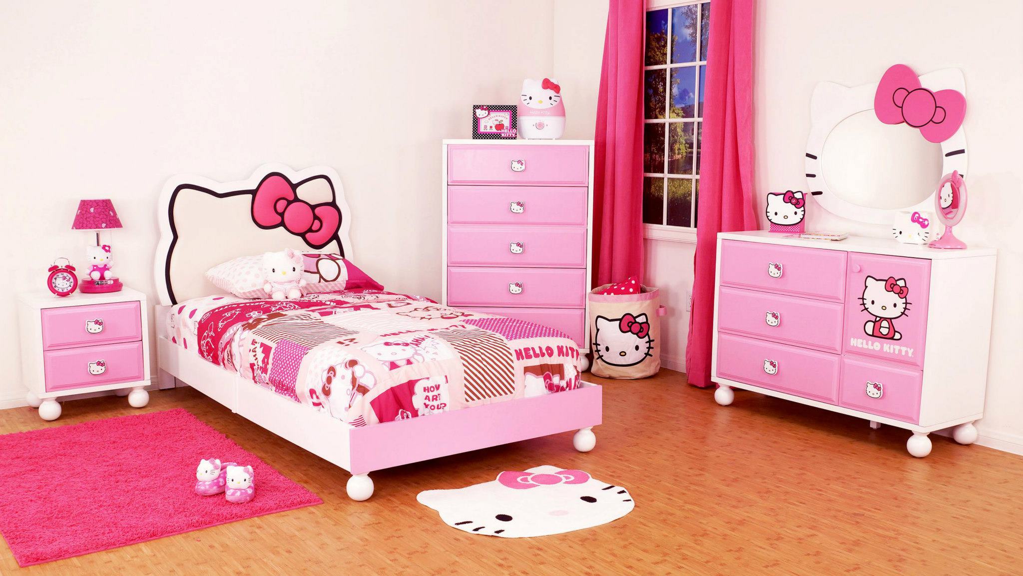 hello kitty bedroom furniture for kids photo - 5
