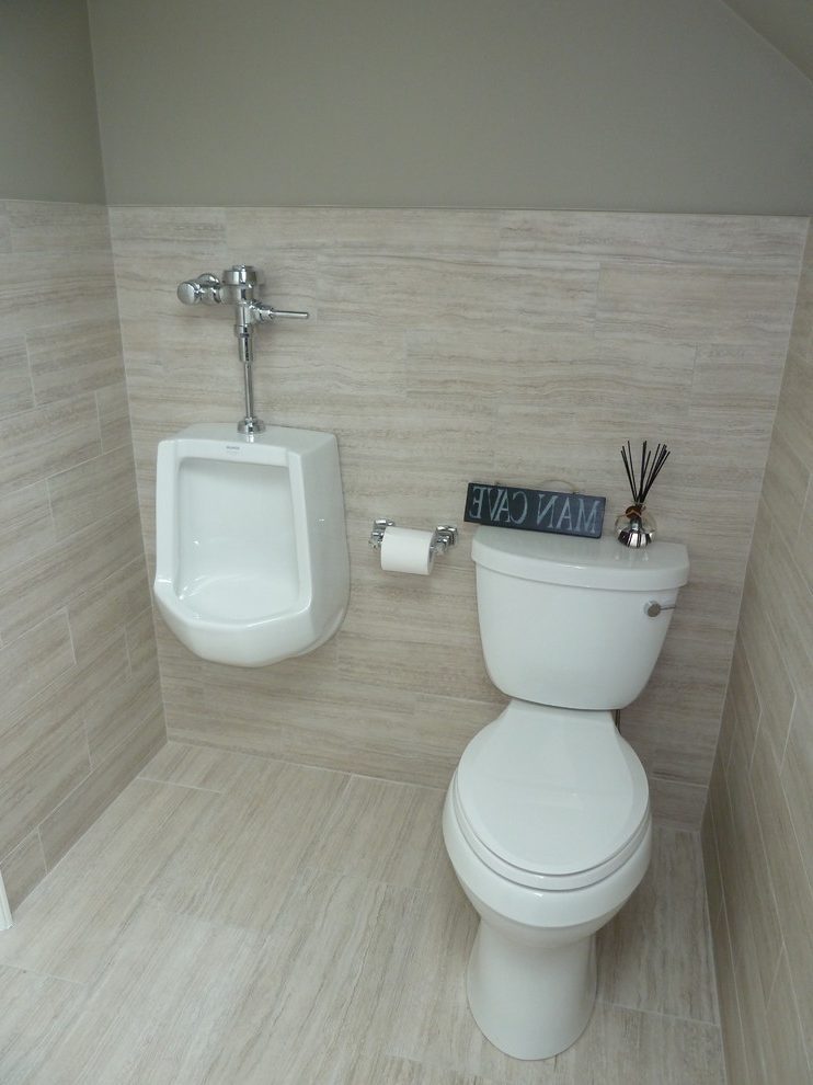 home bathrooms with urinals photo - 10