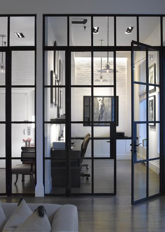interior french doors for office photo - 10