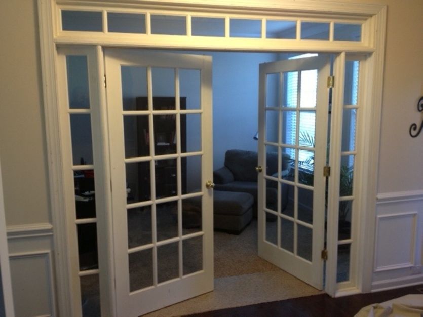 interior french doors sidelights photo - 4