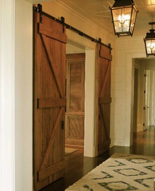 interior sliding doors barn style photo - 10
