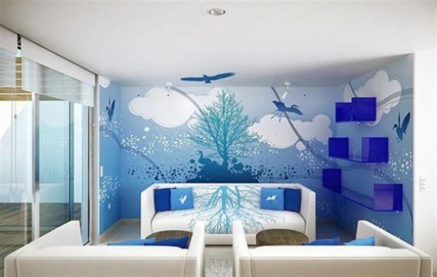 interior wall paint design ideas photo - 9