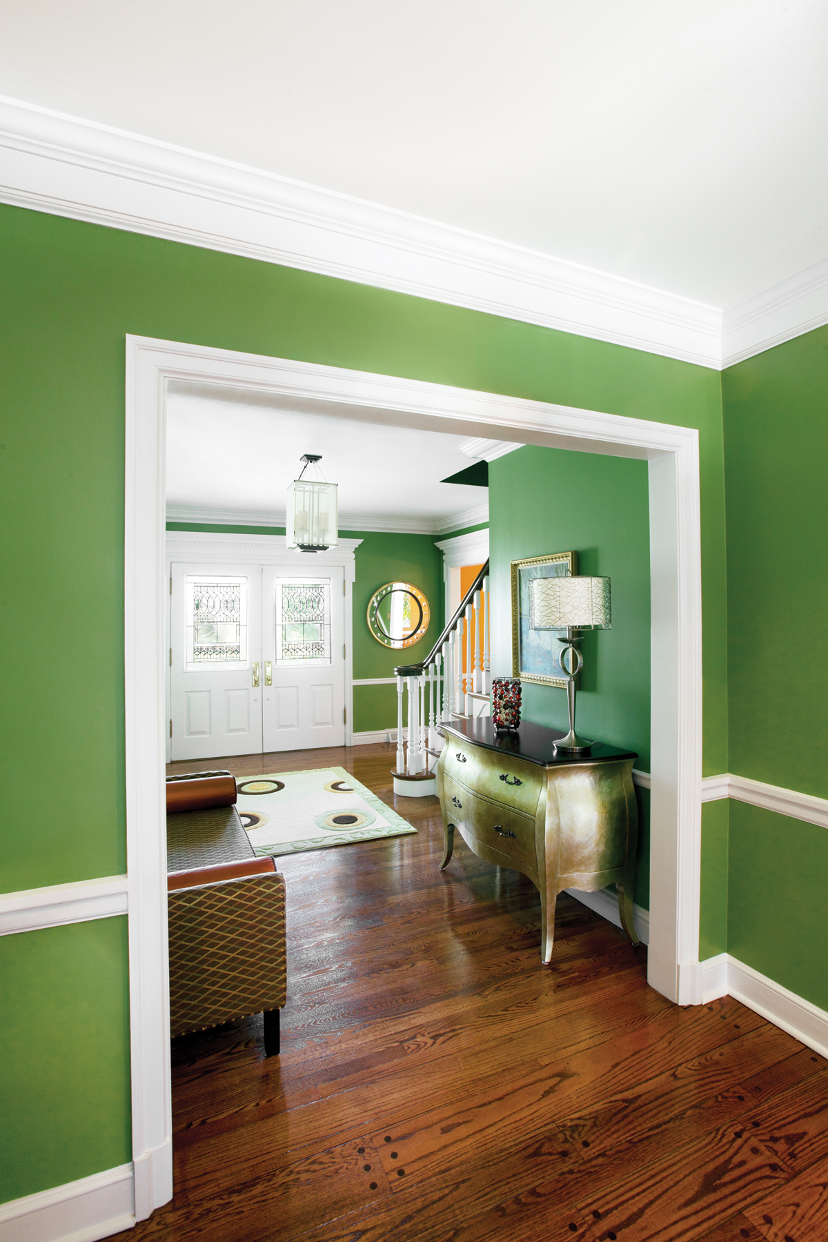 interior wall paint green photo - 4