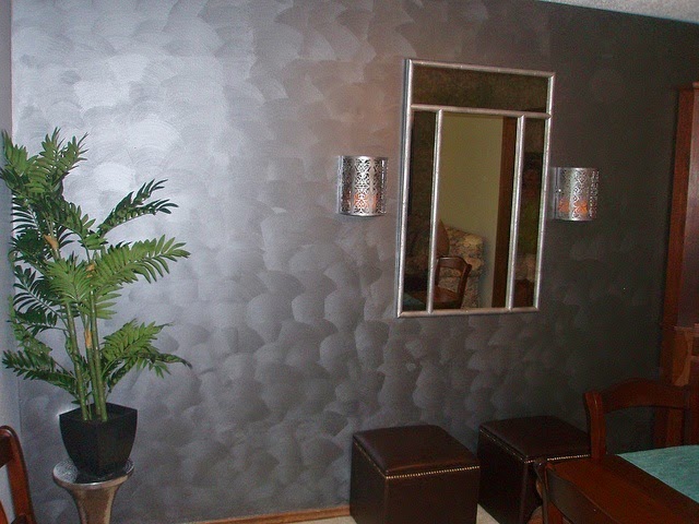 interior wall paint metallic photo - 10