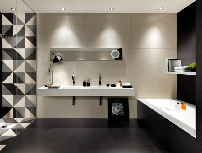 italian bathroom tile design photo - 9