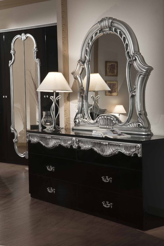italian mirrored bedroom furniture photo - 2