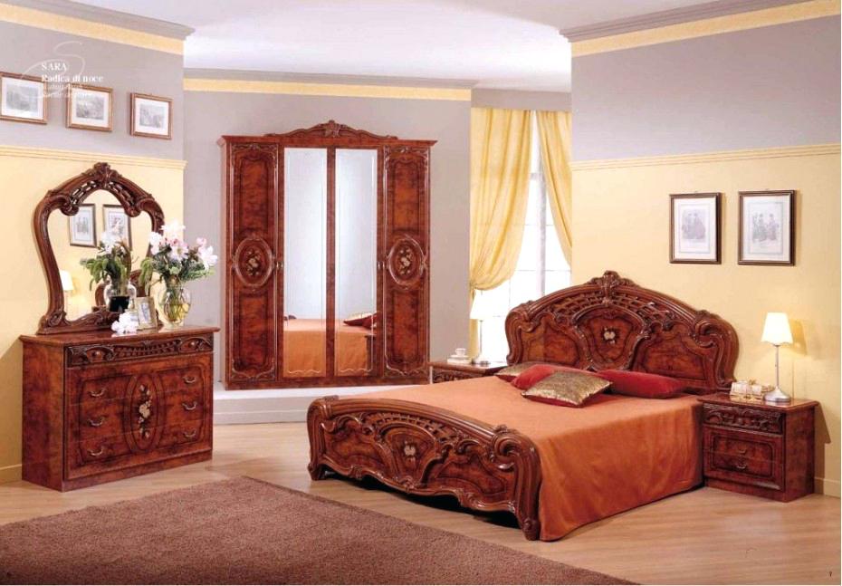 italian mirrored bedroom furniture photo - 5