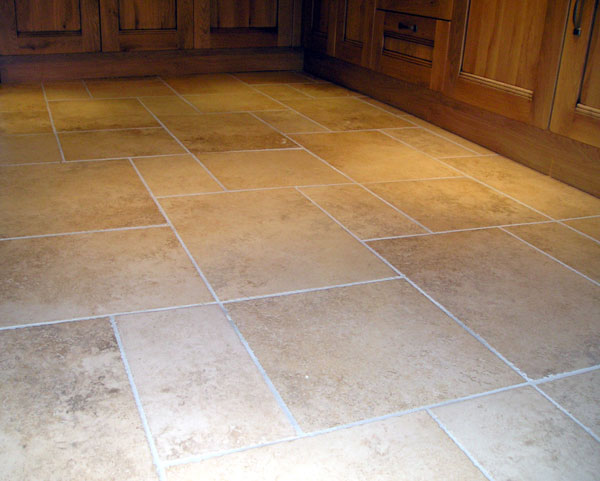 italian tile bathroom floor photo - 2