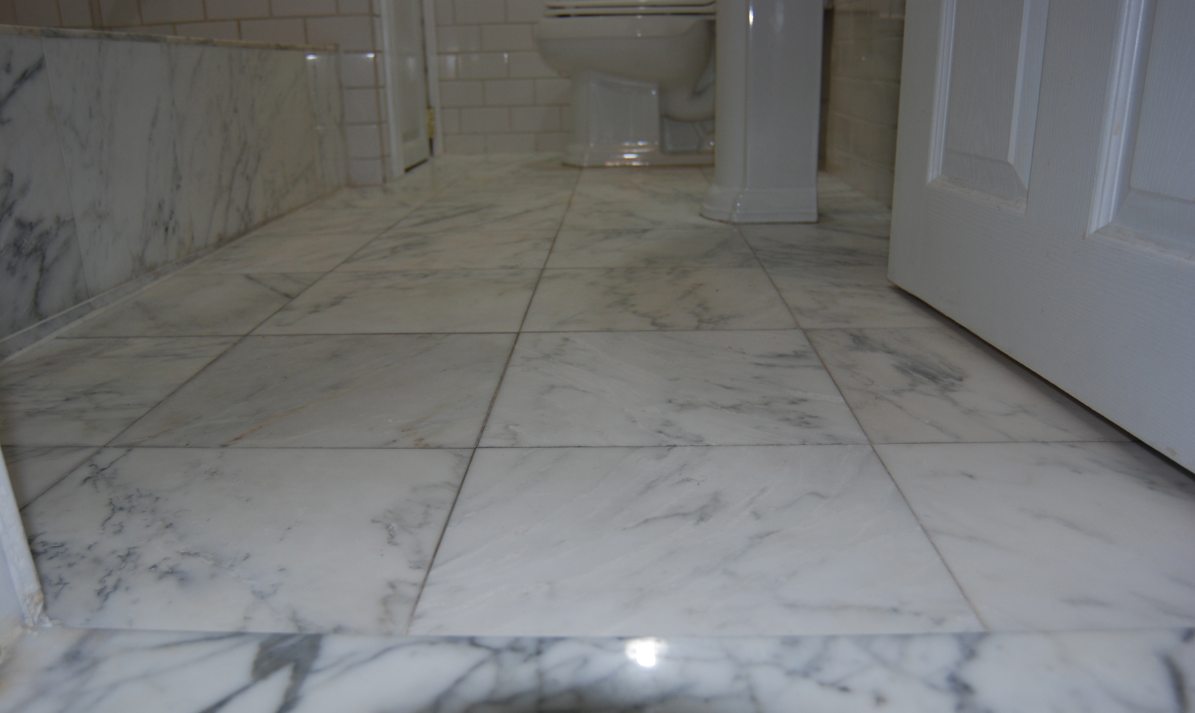 italian tile bathroom floor photo - 5