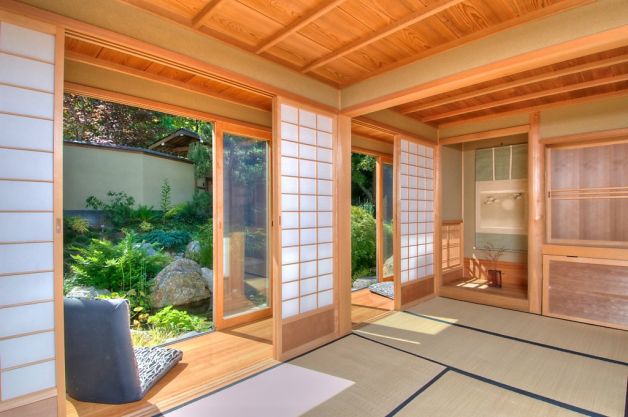 japanese shoji screens for sliding glass doors photo - 1